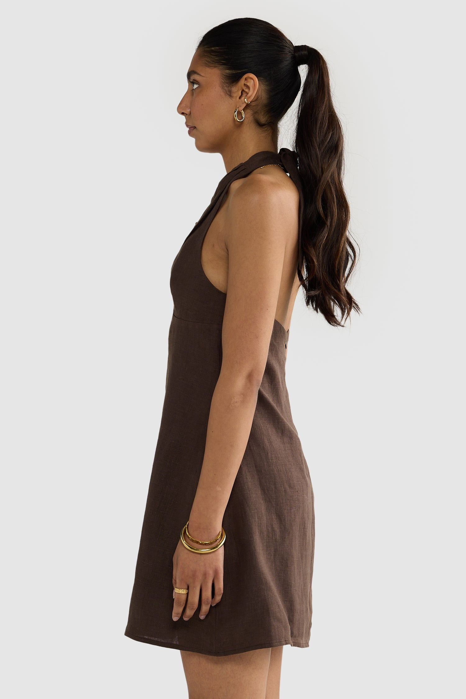 Rosa Linen Mini Dress