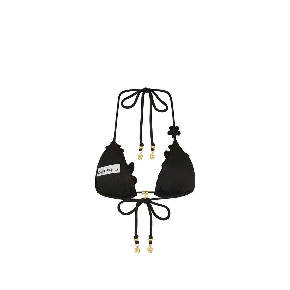 Applique Crochet Halter Top