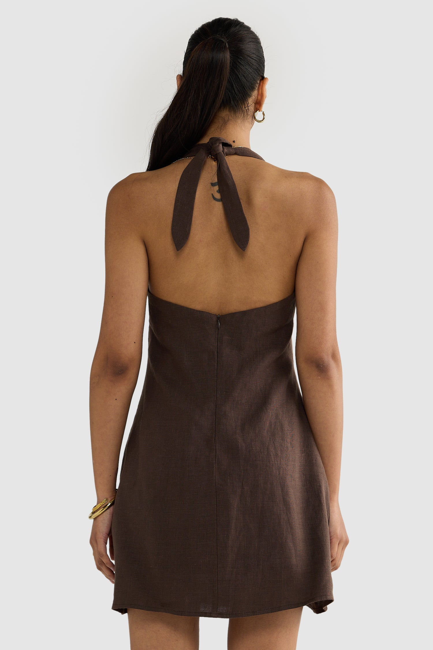 Rosa Linen Mini Dress