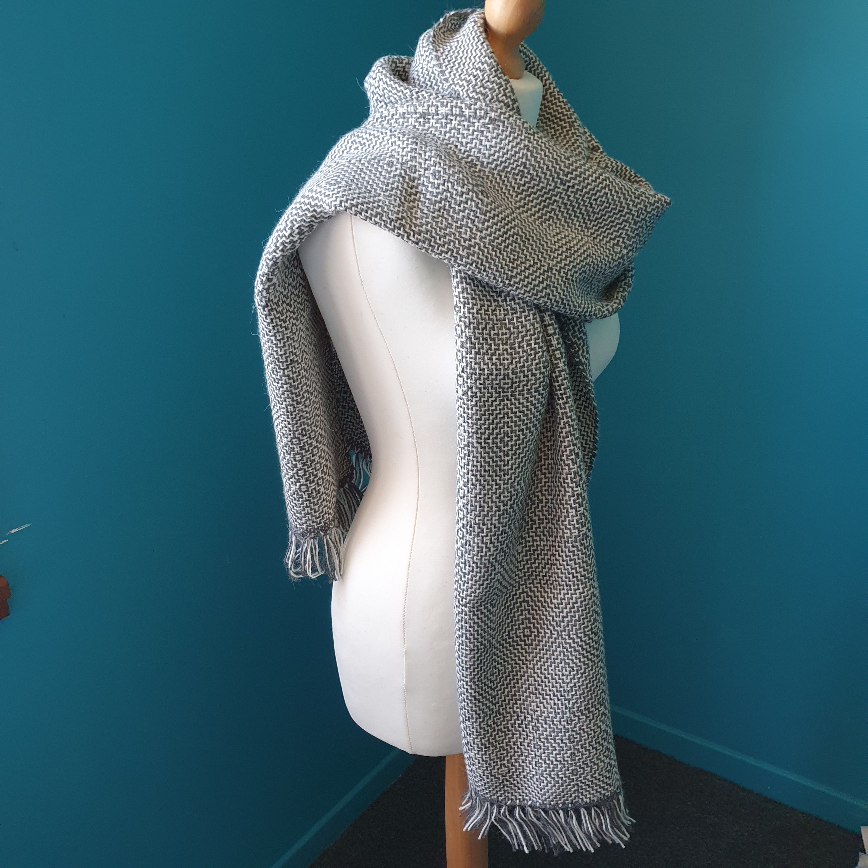 Echarpe tissée main