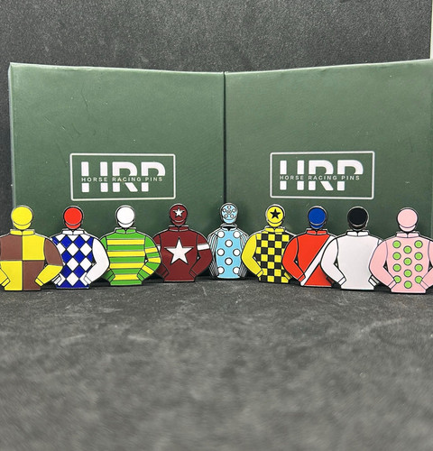 Pin Racing Team Famous Racing Pack (10 Pins) | Horse Racing Pins