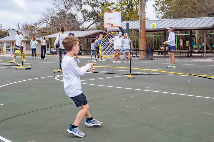 Banner Lake Club is visited by the Kids Outdoors