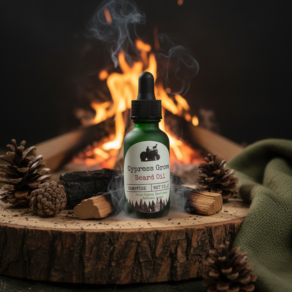Campfire beard oil