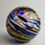 Thumbnail: Oregon Newport Studio Hand Blown Art  Multicolored Sphere Float Green Swirl