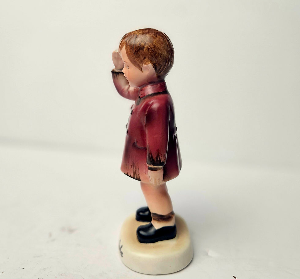 Thumbnail: Vintage C1960s Inarco Japan Ceramics John-John Saluting JFK Funeral Procession