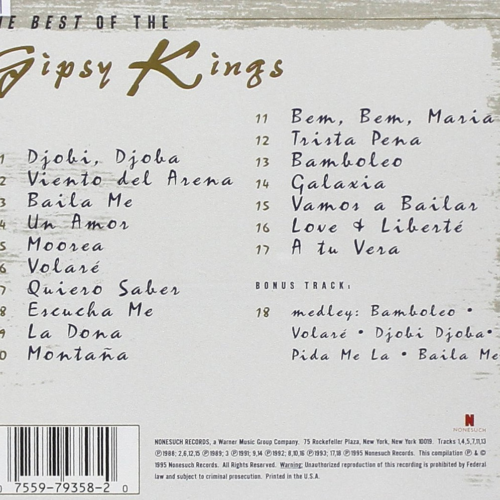 The Best of the Gipsy Kings by Gipsy Kings aycaramba