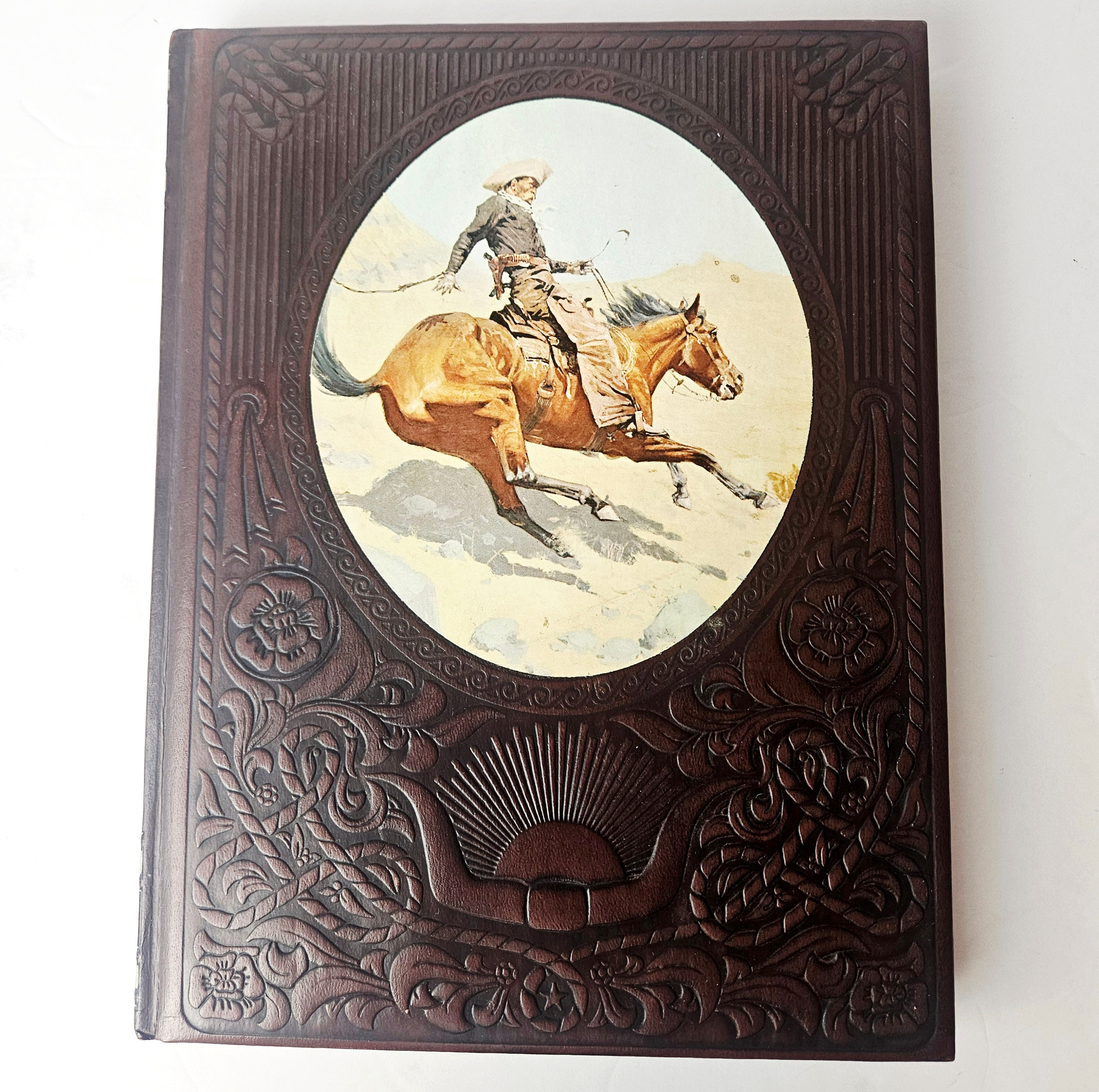 The Cowboys Time Life Books Vintage 1973 Hardcover The Old West Series Leather