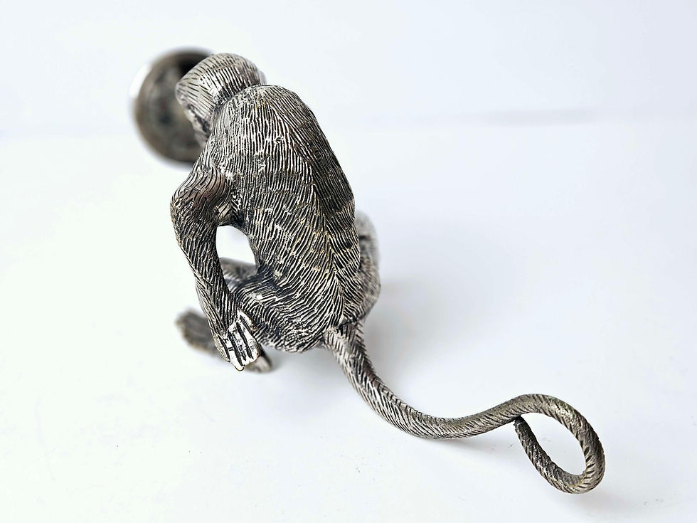 Thumbnail: Silver Monkey with Mirror