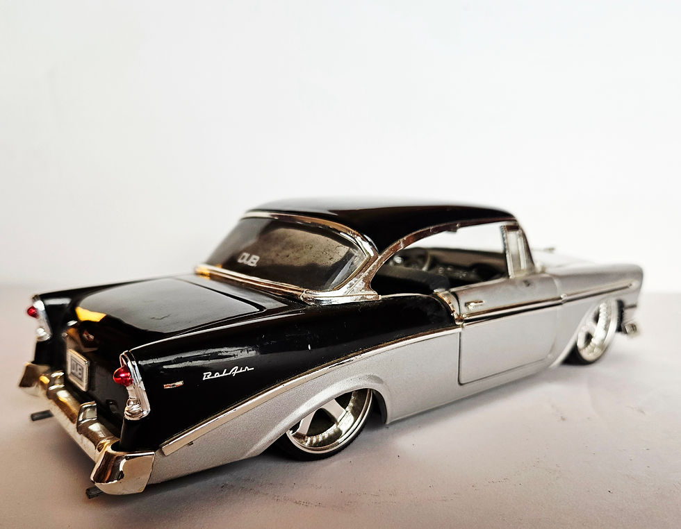 Thumbnail: Jada Toys Dub City OLD SKOOL 1956 Chevrolet Bel Air 1:24 Scale Diecast Model Car
