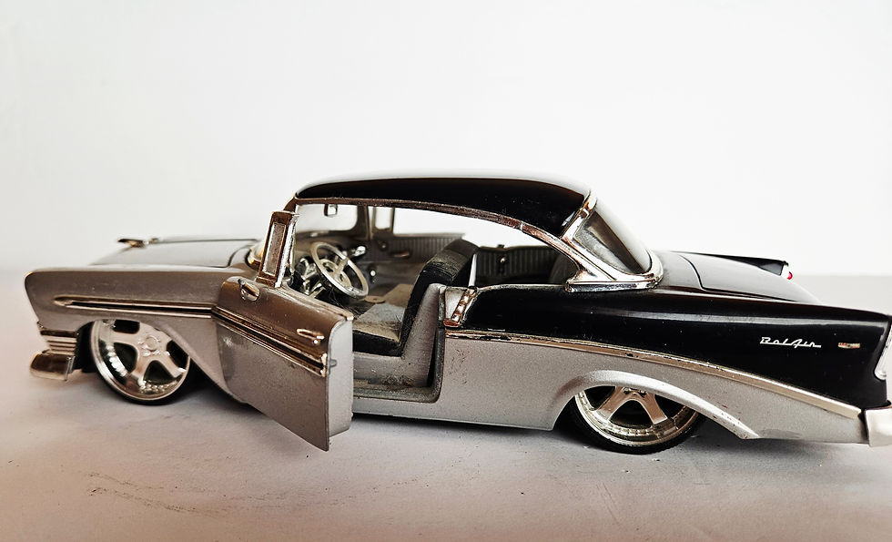 Thumbnail: Jada Toys Dub City OLD SKOOL 1956 Chevrolet Bel Air 1:24 Scale Diecast Model Car