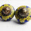 Thumbnail: Vintage Chinese Cloisonné Salt & Pepper Shakers – Blue & Yellow Floral Enamel Pr
