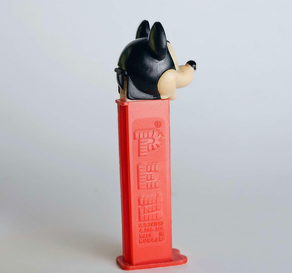 Thumbnail: • Pez Candy Dispenser 1997 Walt Disney's Mickey Pez Dispenser: Mickey Mouse Red