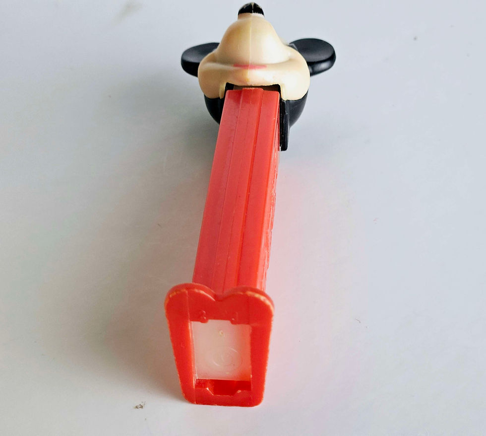 Thumbnail: • Pez Candy Dispenser 1997 Walt Disney's Mickey Pez Dispenser: Mickey Mouse Red