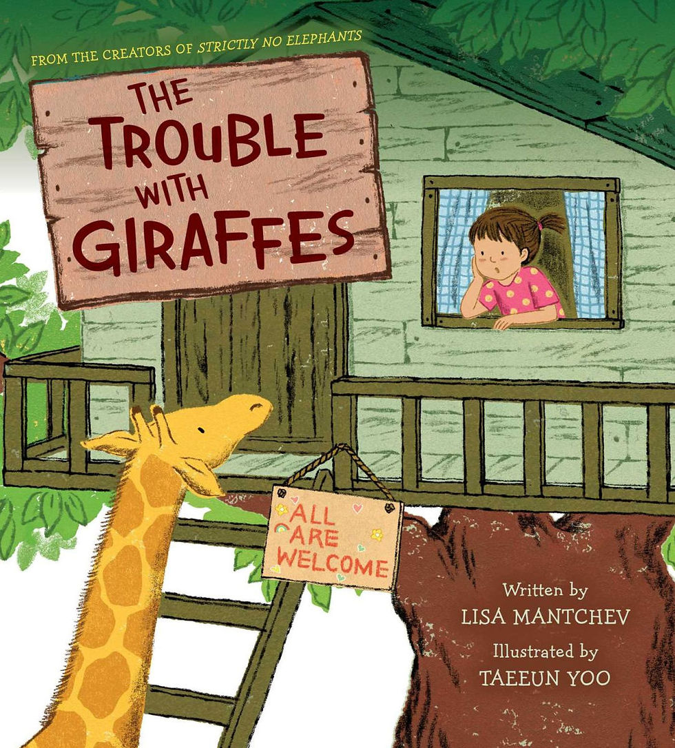 Thumbnail: The Trouble with Giraffes by Lisa Mantchev, Taeeun Yoo (Illustrator)