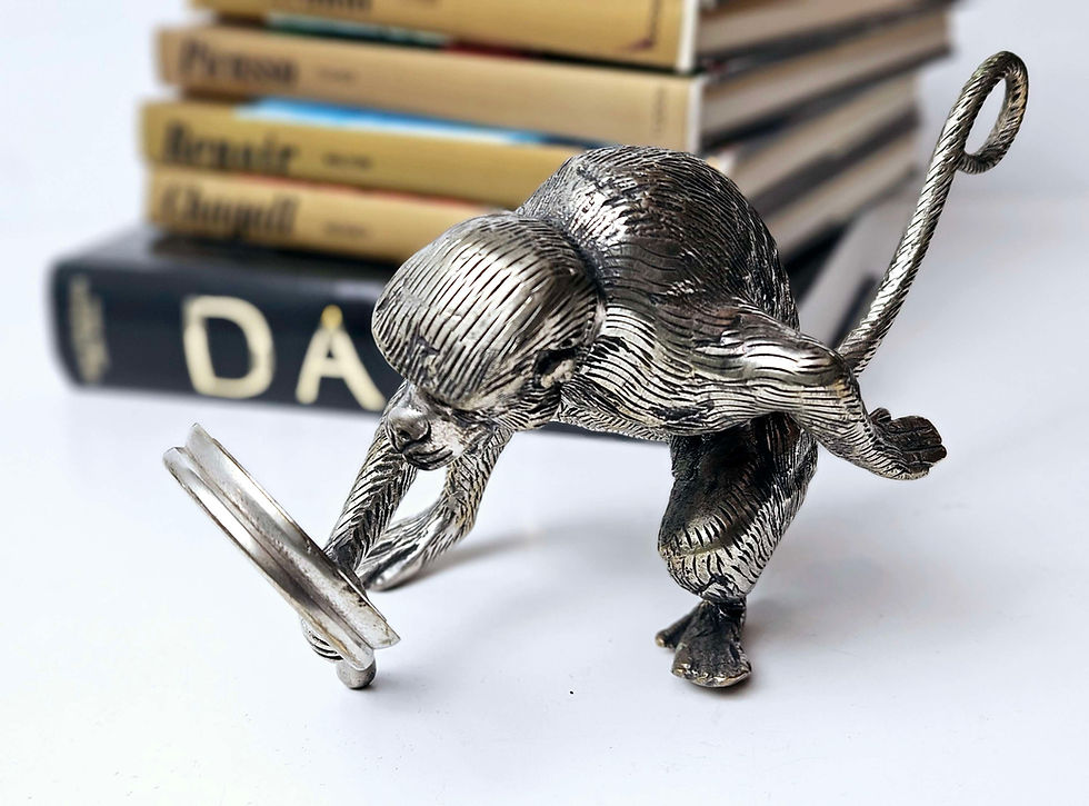 Thumbnail: Silver Monkey with Mirror