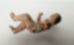 Thumbnail: Primitive Antique Patinated Polychrome Christ Child  Figural Religious Sculptura