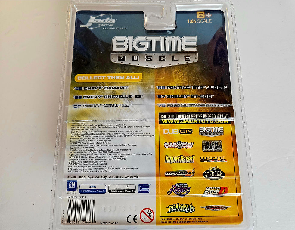 Thumbnail: Jada Toys Dub City BIGTIME Muscle 1970 Ford Mustang Boss 429 1:64 Scale Diecast