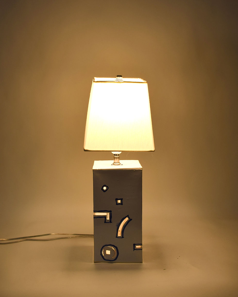 Thumbnail: Cobalt and White Lamp