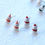 Thumbnail: Snow bear that must wear a hat | A pair of earrings