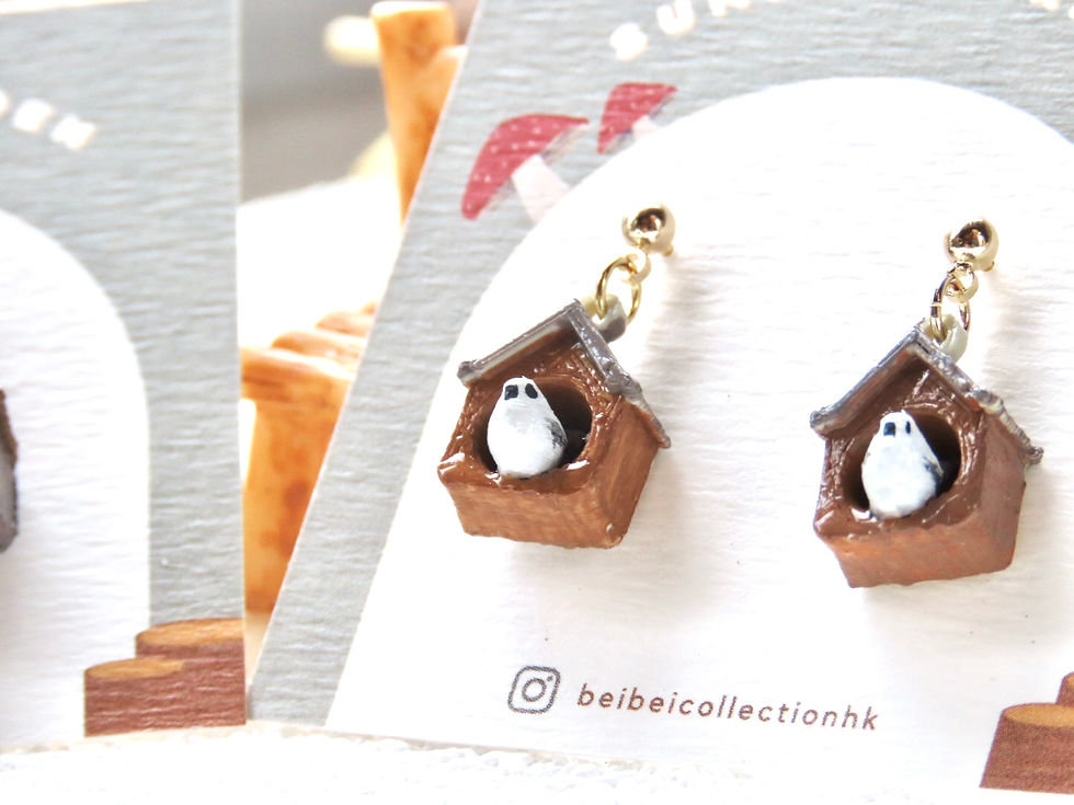 縮圖：Bird House 耳環｜Summer Garden