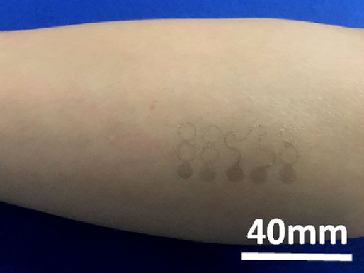 Construido el tatuaje electrónico más fino del mundo empleando Grafeno