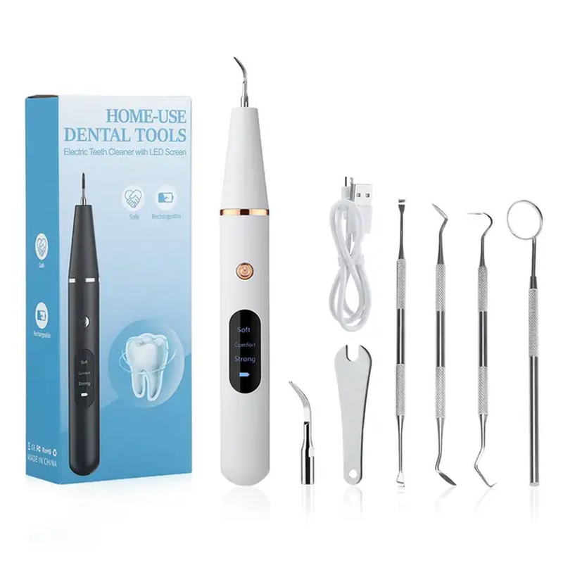 Miniatura: Ultrasonic Dental Calculus Scaler Teeth Cleaner Smoke Stains Plaque Tartar Denta