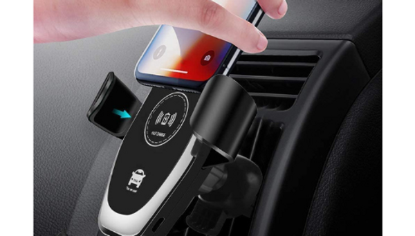 AP Qi Fast Wireless Car Mount Charger For iPhone & Android