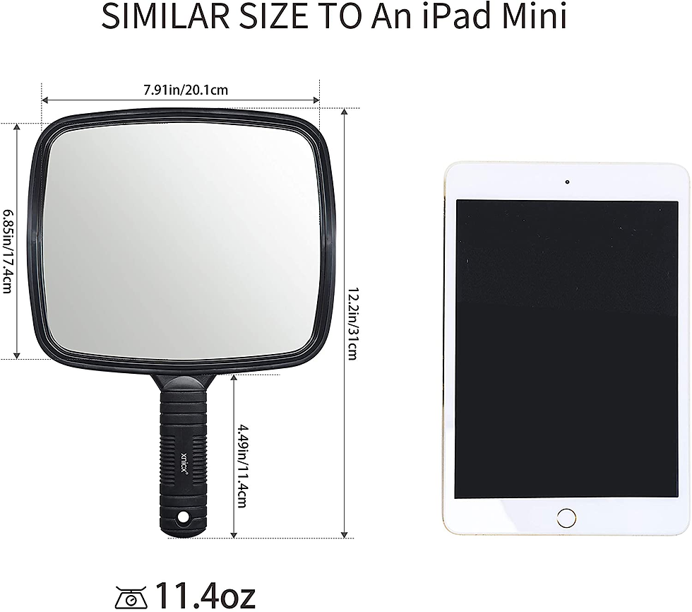 Miniatura: Large Hand Held Mirror .
