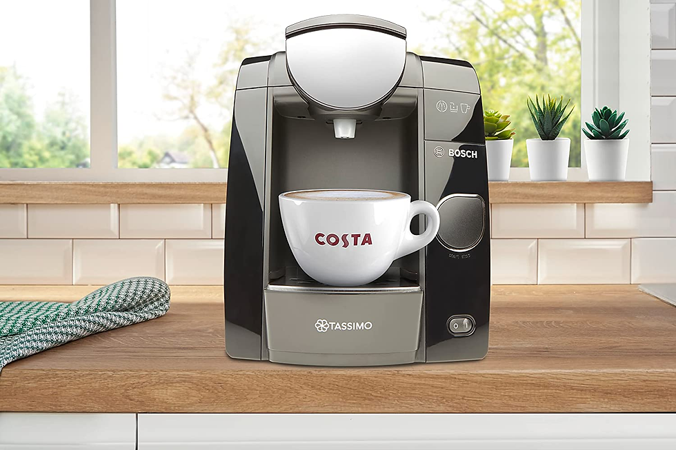 Thumbnail: Black Tassimo Joy Coffee Machine - 1300W, 1.4L Capacity TAS4502NGB