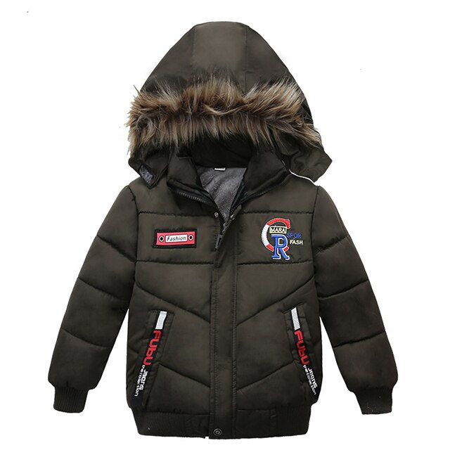 Miniatura: Children Hooded Warm Jacket