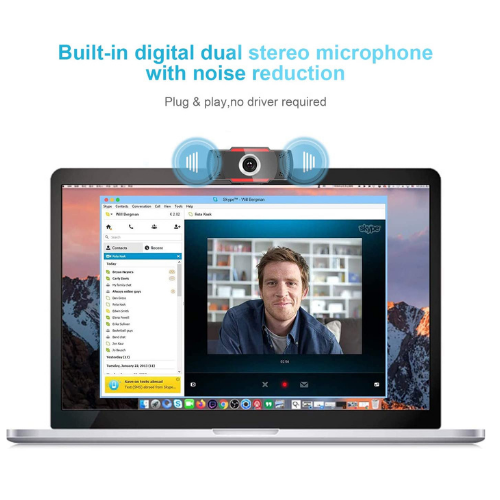Miniature : 1080P HD USB Webcam For PC / Video Calls Conferencing