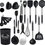 Miniatura: Silicone Kitchen Utensil Set 21 Pcs Non-Stick Heat Resistant Cookware.