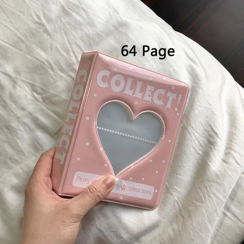 Mini Heart Photo Album and Cardholder Cartoon Kpop