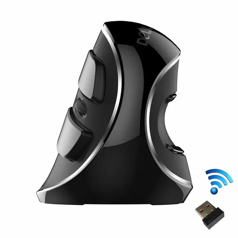 Miniatura: Ergonomic Vertical Gaming Mouse M618 Plus: 6 Buttons,4000 DPI,RGB,Wired/Wireless