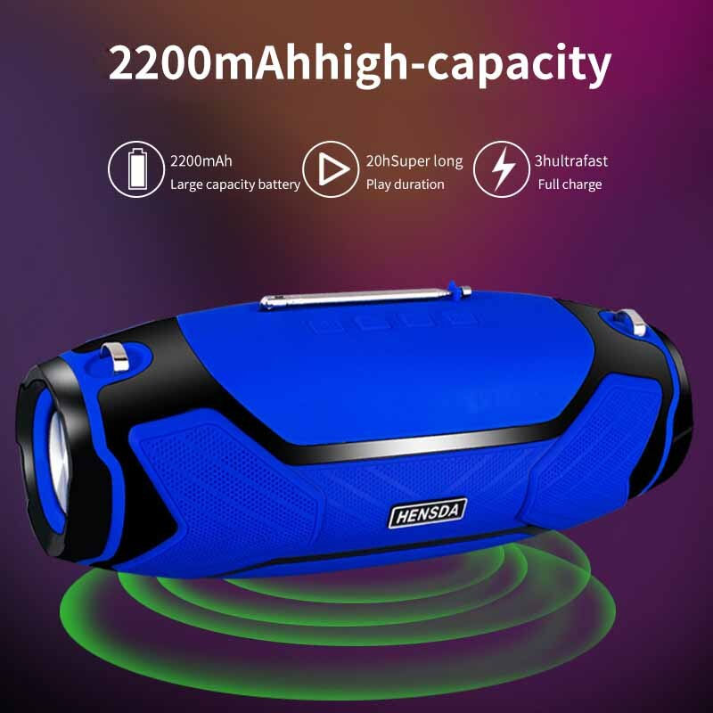 Miniatura: Hensda HSD-202 40W Wireless Bluetooth Speakers  Stereo Subwoofer