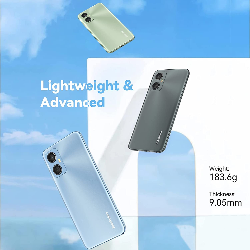 Thumbnail: A52 Mobile Phones(2023), Android 12 Smartphone, 5180Mah, 3GB+64GB/1TB, Octa-Core
