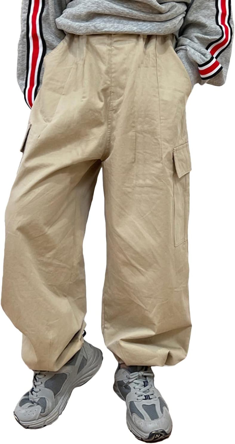 Miniatura: Girls Cargo Trousers with Elasticated Waist.
