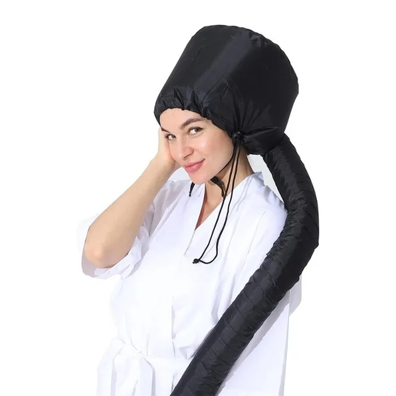 Thumbnail: Hair Perm Portable Soft Hair Drying Cap Bonnet Hood Hat Blow Dryer Attachment Dr