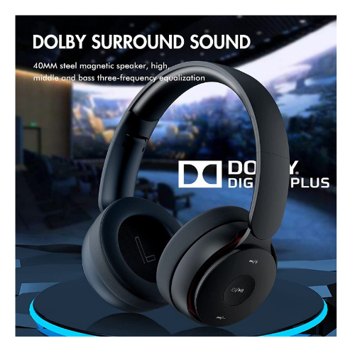 Thumbnail: KuPro R8 Over-Ear Wireless Bluetooth Foldable Headphones - 20 Hours Playtime