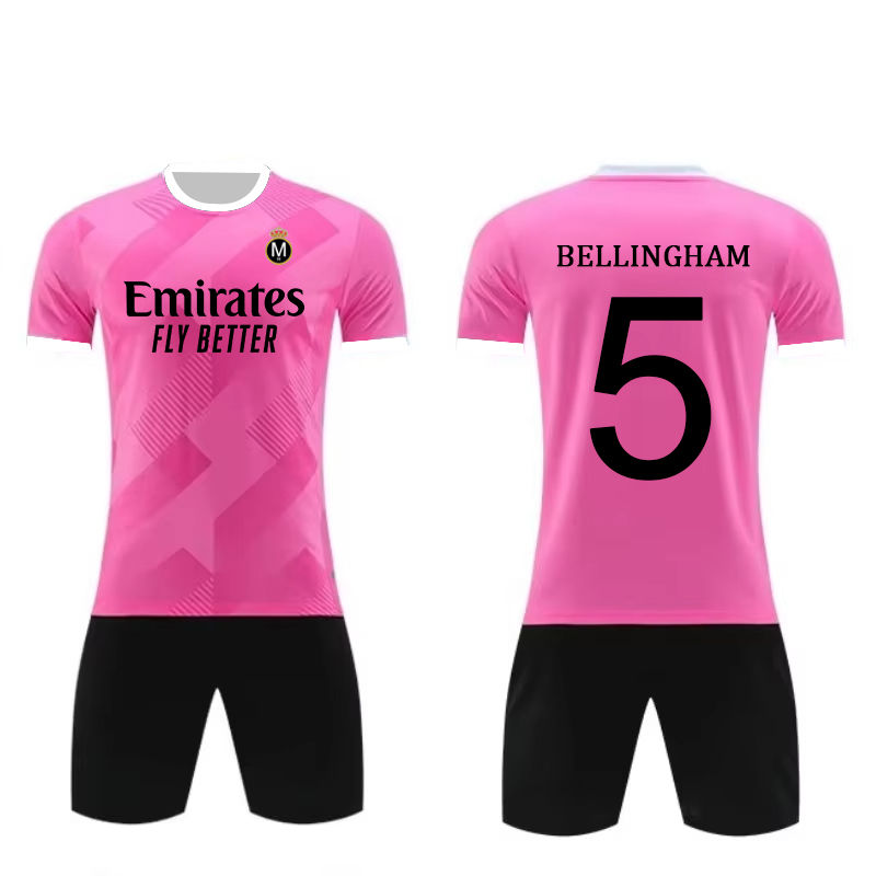 Miniature : Custom Soccer Jersey Set – Orange Short-Sleeve Football Kit with Name & Number