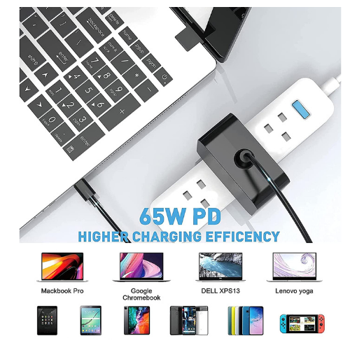 Thumbnail: DEYEE USB-C Charger for MacBook 2016 - 2020 | 65W Super Fast USB C