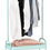 Miniatura: Metal Clothes Rack,Garment Rack Storage Trolley Rolling Cart Freestanding.