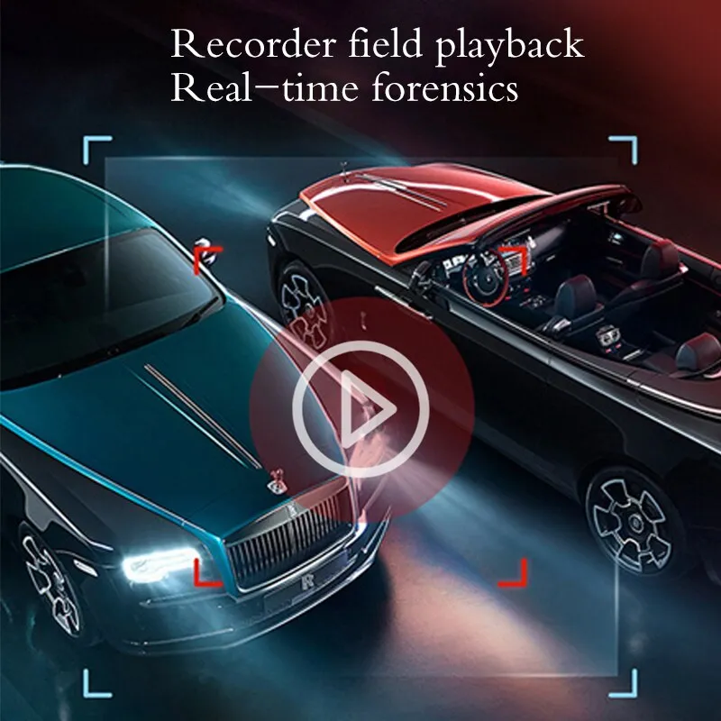 Thumbnail: Car Front and Rear Dual Lens High-Definition Night Vision 1080P Driving Recorder