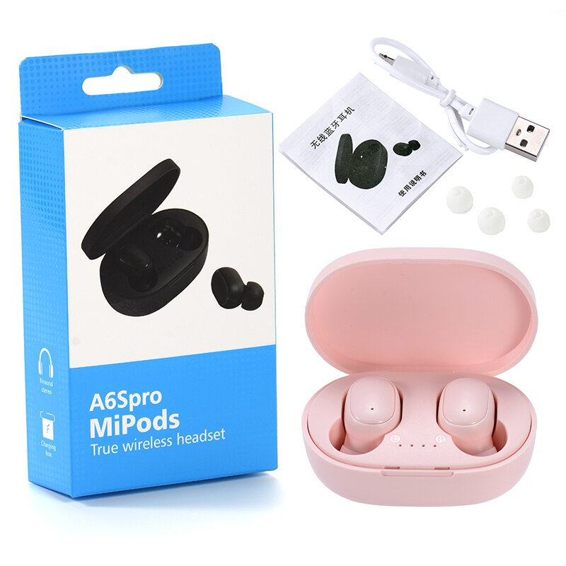 MiPods A6S Pro True Wireless Bluetooth Earbuds