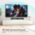 Premium 50W Bluetooth Soundbar with Wireless Subwoofer – 3D Surround Sound for TV & Home Theater