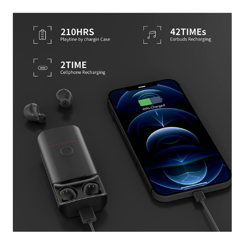 Miniature : Togaga T10 True Wireless Bluetooth Earbuds With Power Bank