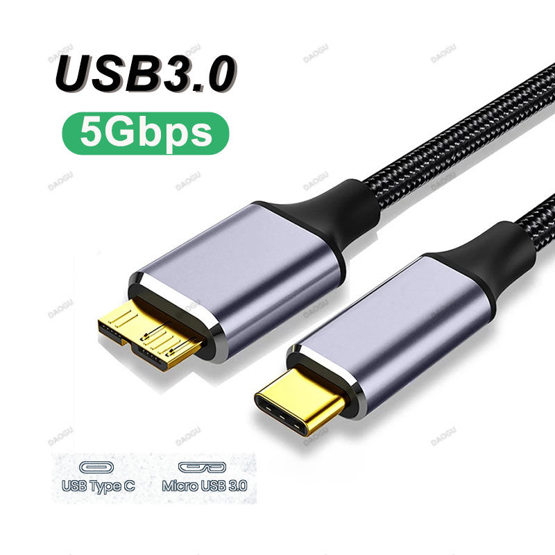 Miniature : USB Type-C to Micro USB 3.0 Cable