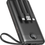 Thumbnail: Power Bank with Built-In Cables, USB C - 10000Mah.