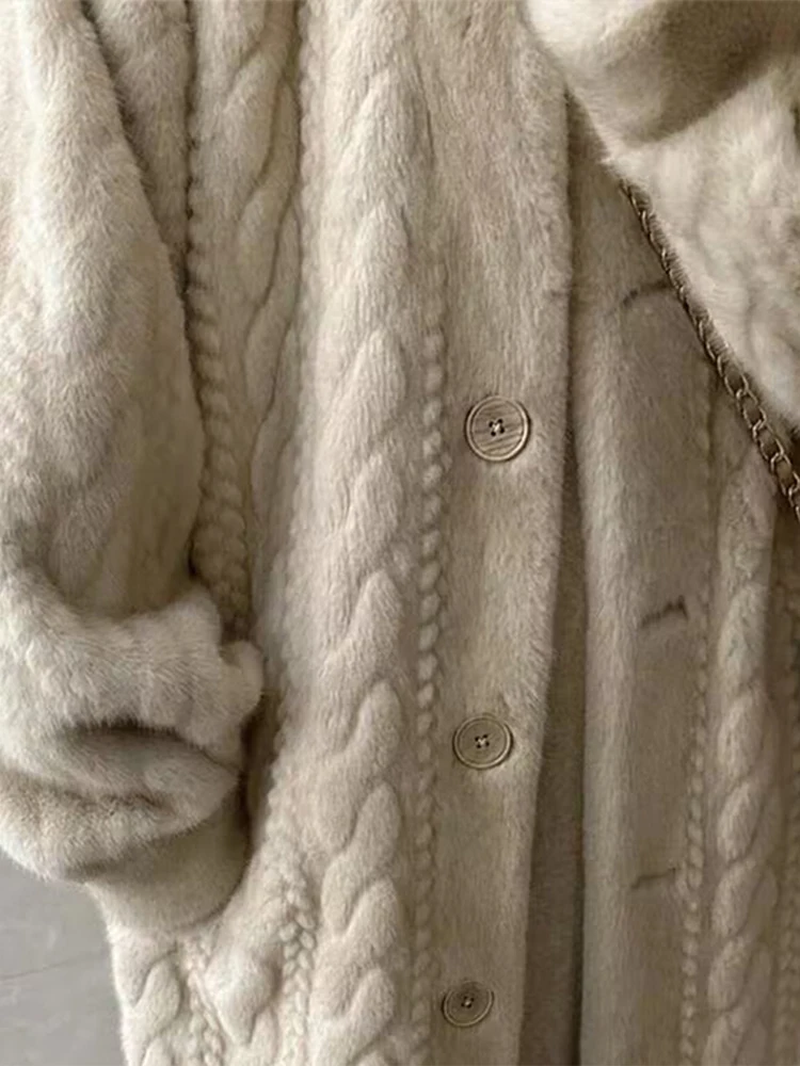 Miniature : Womens Warm Long Winter Coat Faux Fur