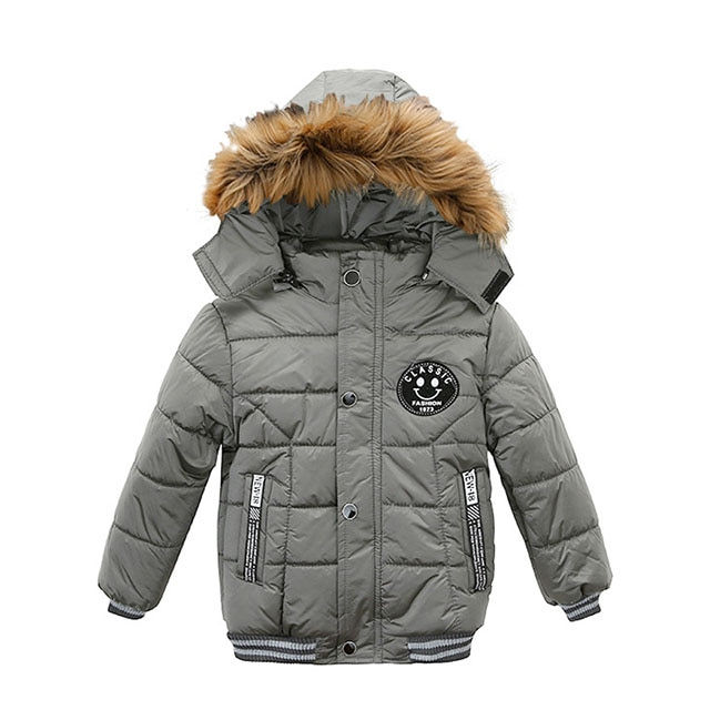 Miniatura: Children Hooded Warm Jacket